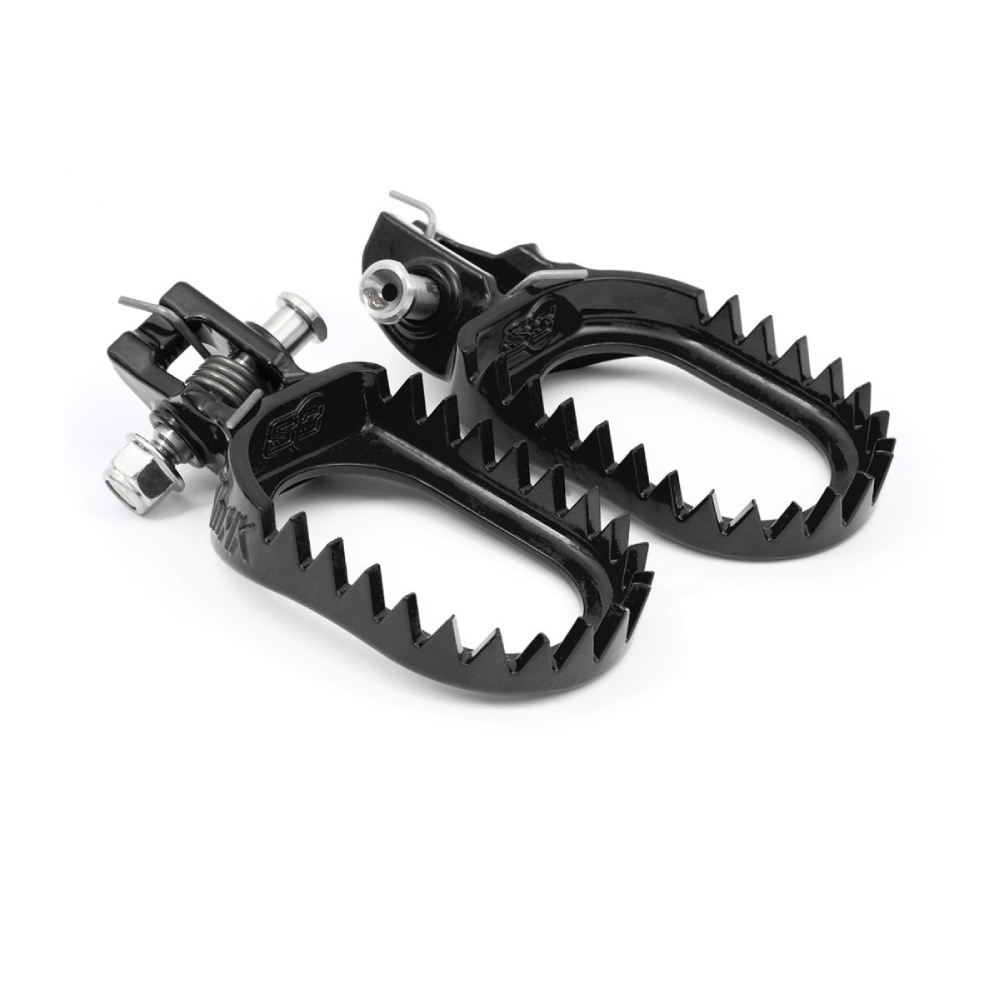 Fußrasten Stahl S3 Husqvarna 250 FE (17-23) standard schwarz ESK-1231-B