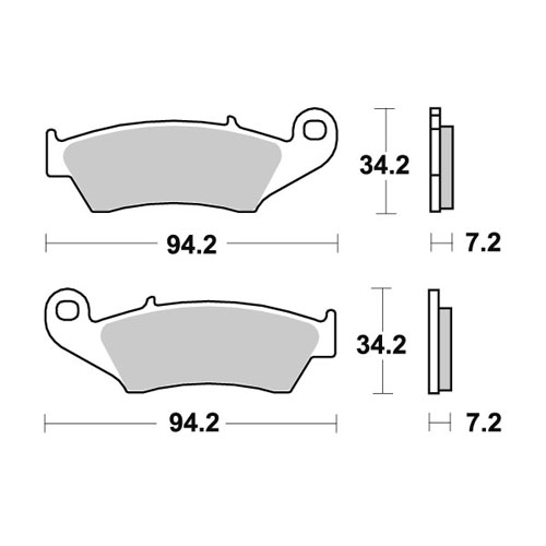 Bremsbeläge Galfer Kawasaki KX 450 F (06-23) vorne race FD164G1396R