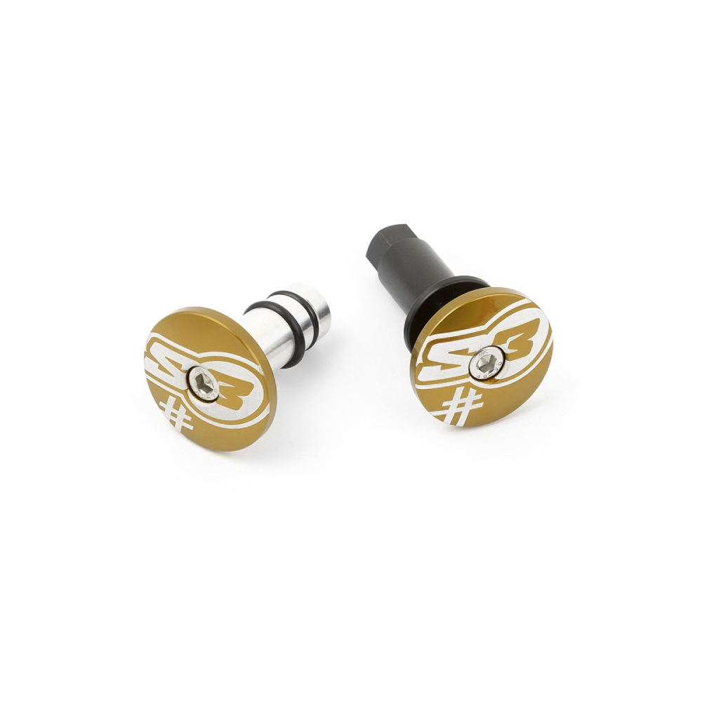 Paar Lenkerendkappen S3 gold Five