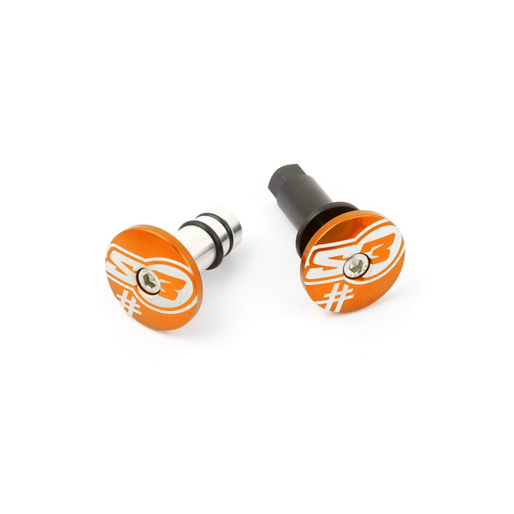 Paar Lenkerendkappen S3 orange Five HA-END5-O