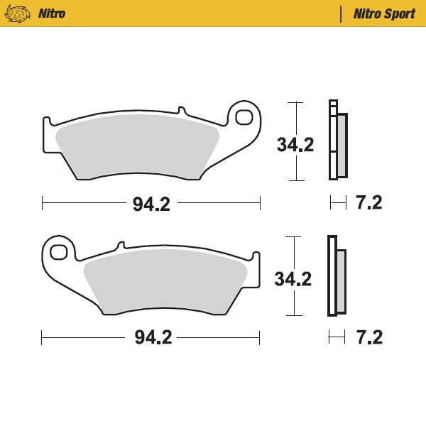 Bremsbeläge Moto Master Kawasaki KX 450 F (06-23) vorne nitro MM-093422