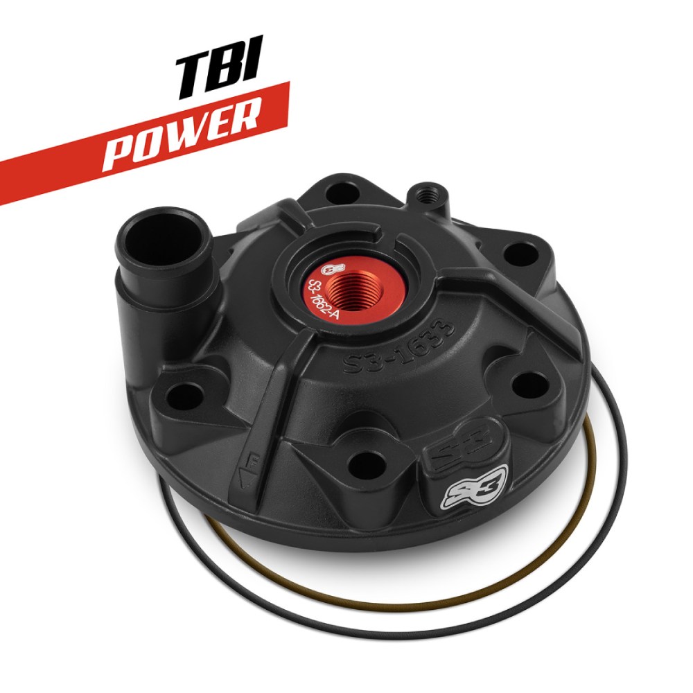Zylinderkopf S3 KTM 300 EXC (24-27) - Power schwarz PWR-163-300-B