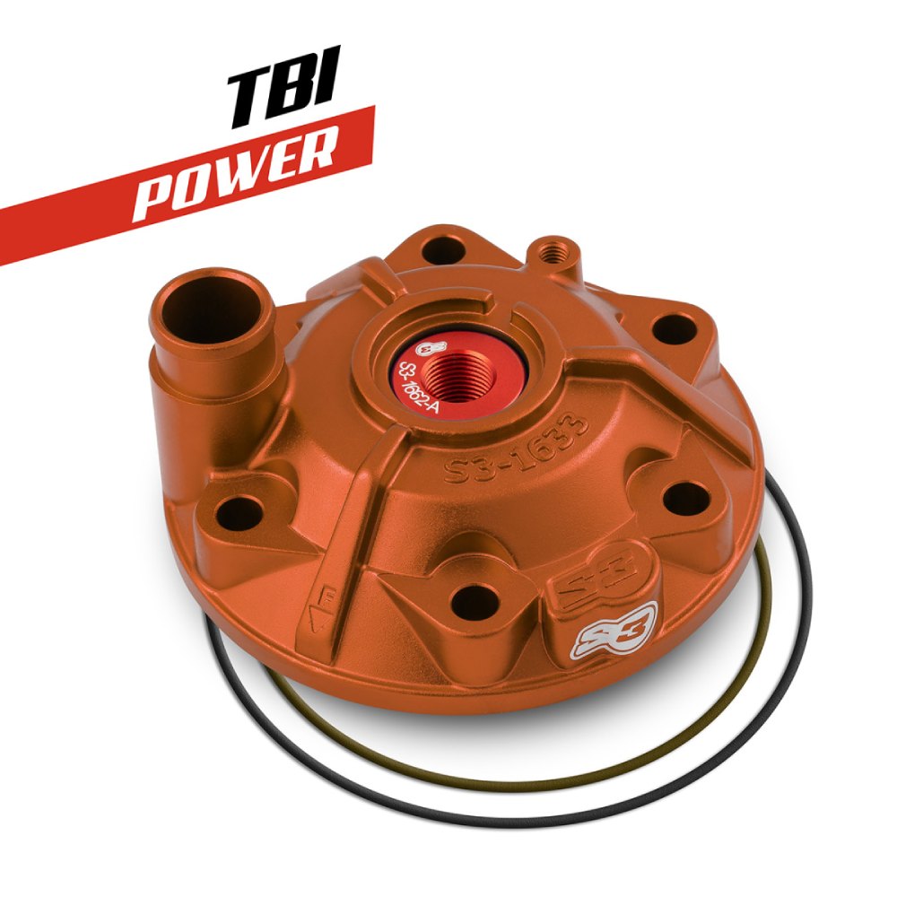Zylinderkopf S3 KTM 300 EXC (24-27) - Power orange PWR-163-300-O