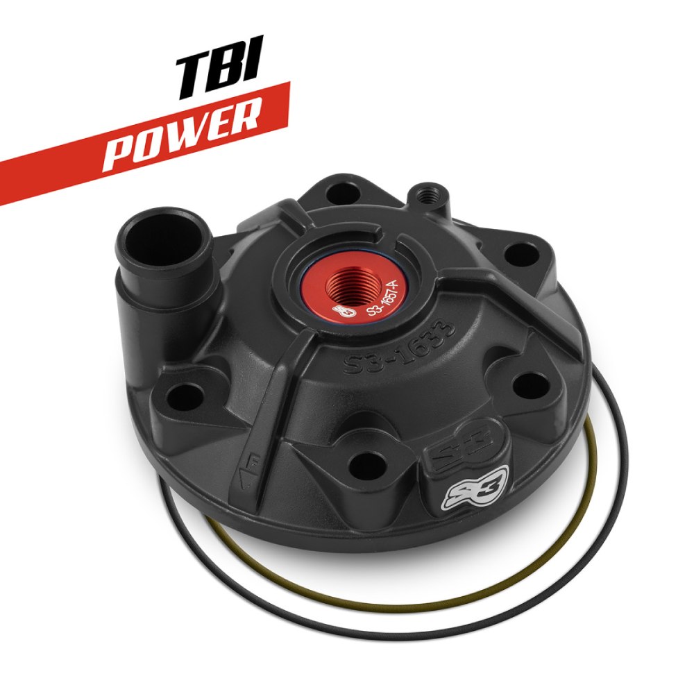 Zylinderkopf S3 KTM 250 SX (23-27) - Power schwarz PWR-3361-250-B