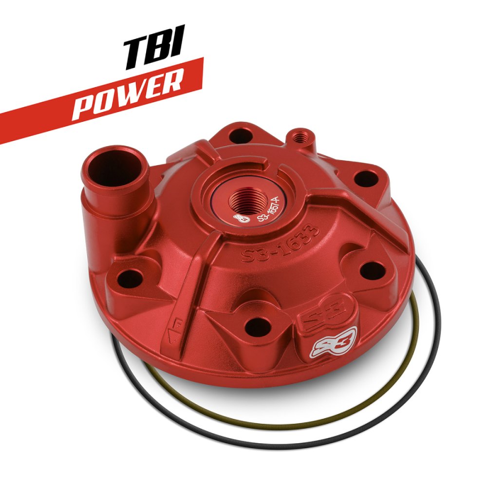 Zylinderkopf S3 Gasgas 250 EC (24-26) - Power rot PWR-3361-250-R