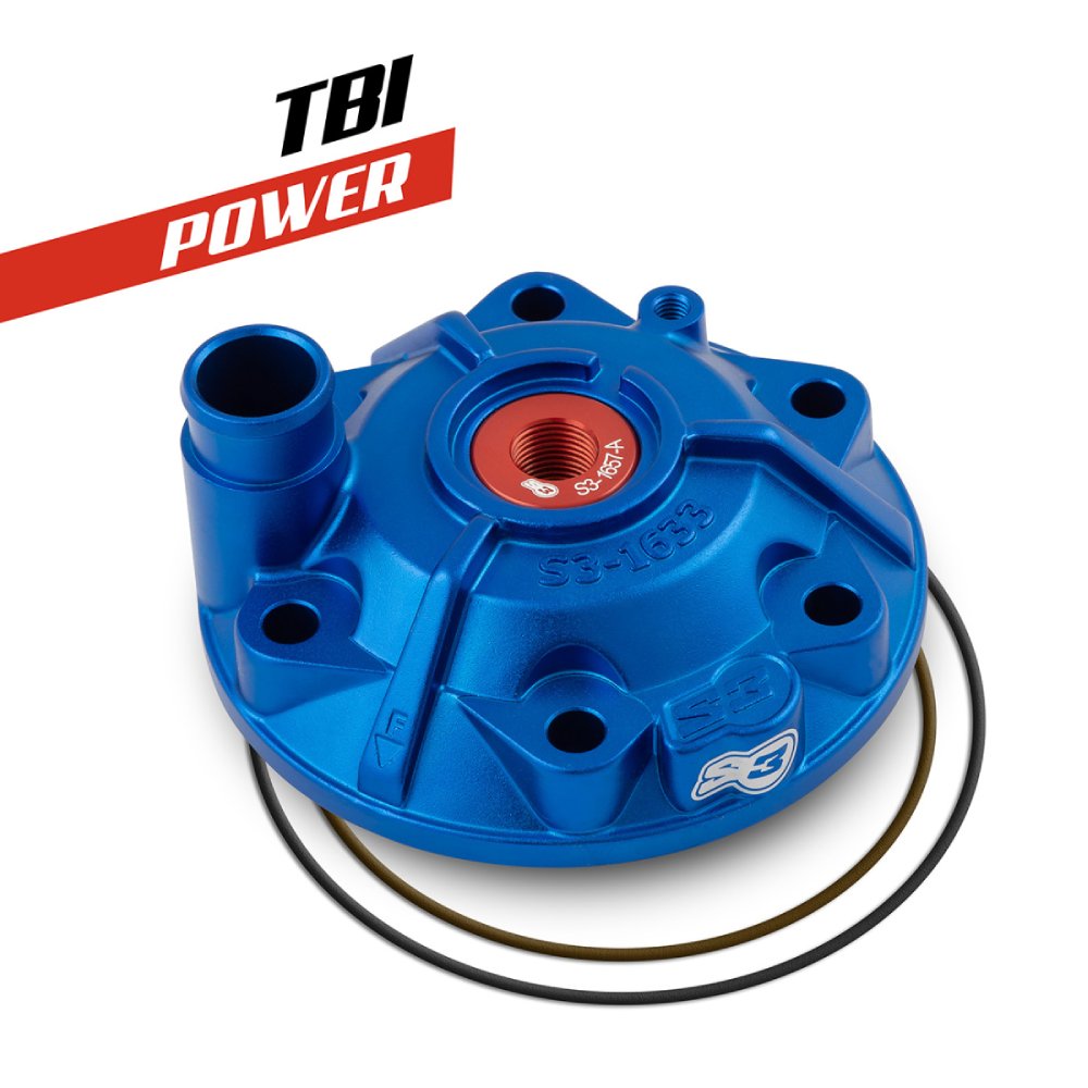Zylinderkopf S3 Husqvarna 250 TC (23-27) - Power blau PWR-3361-250-U