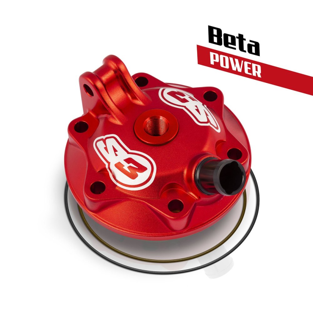 Zylinderkopf S3 Beta RR 250 (18-25) - Power rot PWR-BETARR-250-R