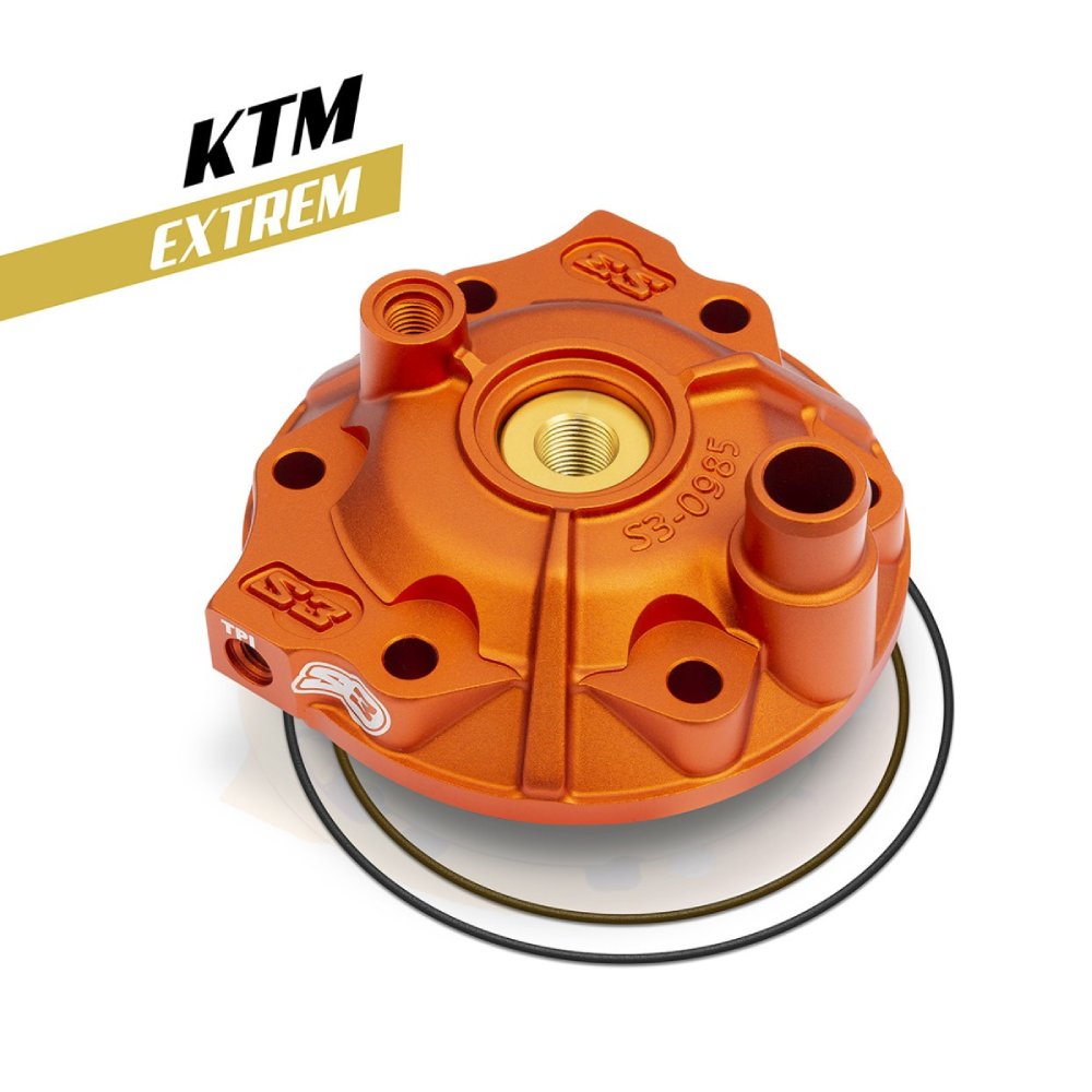 Zylinderkopf S3 Husqvarna 250 TE (18-23) - Extreme orange XTR-985TPI-250-O